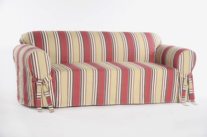 Stripe Classic One-Piece Loveseat slipcover