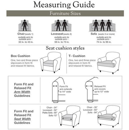 Micro Suede One-Piece Slipcover