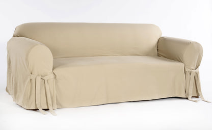 Twill One-Piece Sofa Slipcover