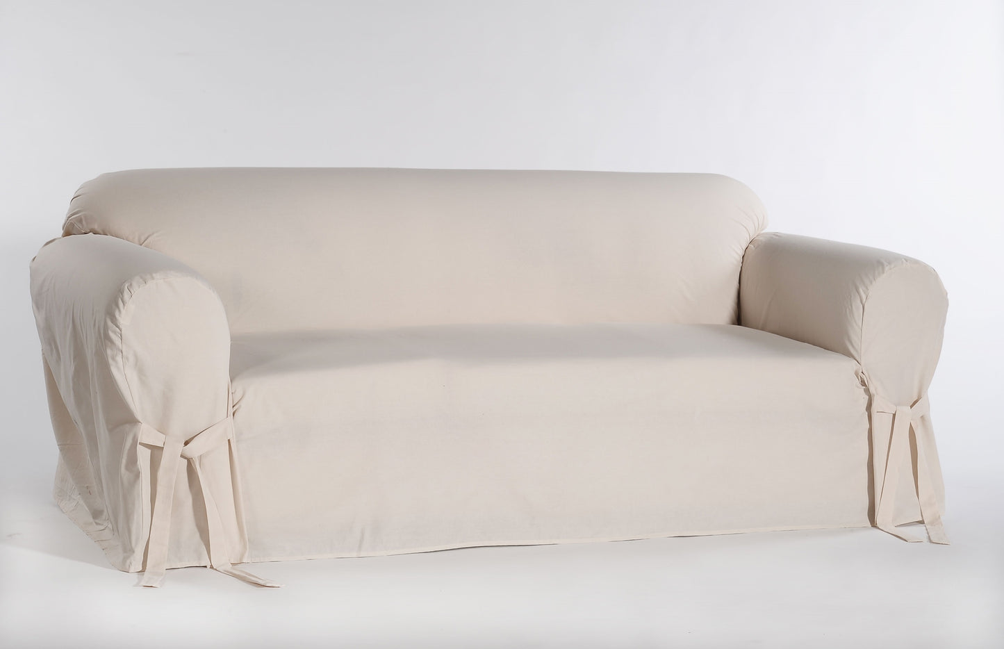 Twill One-Piece Sofa Slipcover