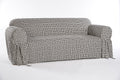 Roman Key One-Piece Sofa Slipcover