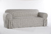 Roman Key One Piece Loveseat Slipcover