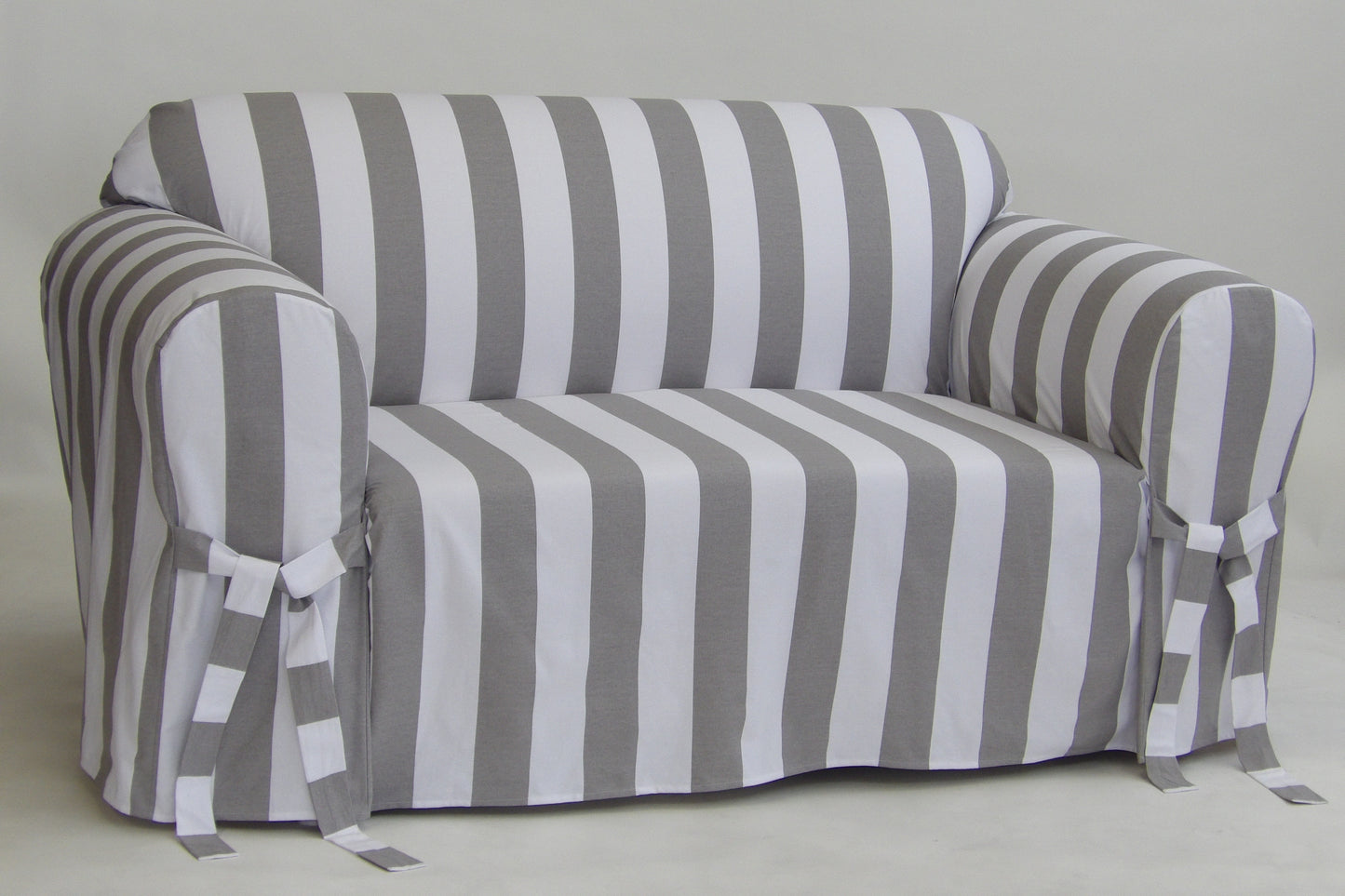 Cabana Stripe One-Piece Sofa Slipcover