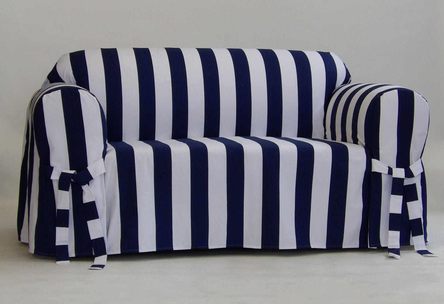 Cabana Stripe One-Piece Sofa Slipcover