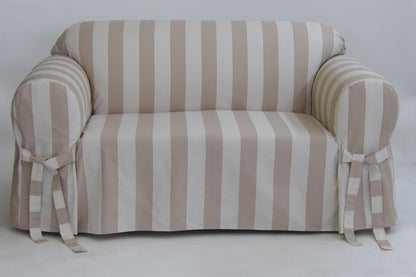 Cabana Stripe One-Piece Sofa Slipcover